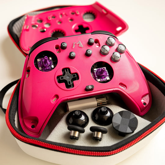 Mobapad Huben2 Wireless Controller with Capacitive Joysticks | Switch & PC | Drift-Free, Customisable Back Buttons