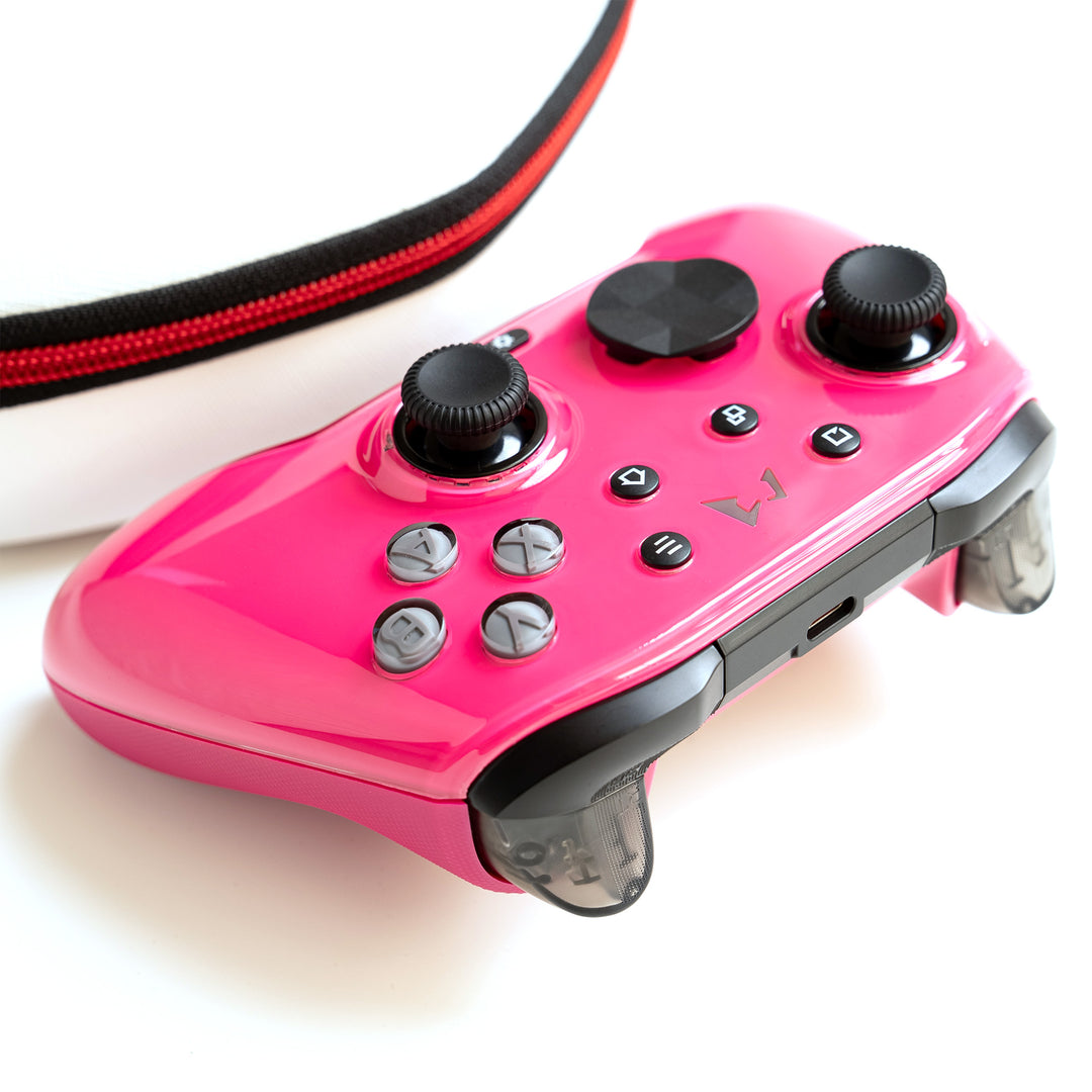 Mobapad Huben2 Wireless Controller with Capacitive Joysticks | Switch & PC | Drift-Free, Customisable Back Buttons