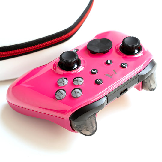 Mobapad Huben2 Wireless Controller with Capacitive Joysticks | Switch & PC | Drift-Free, Customisable Back Buttons