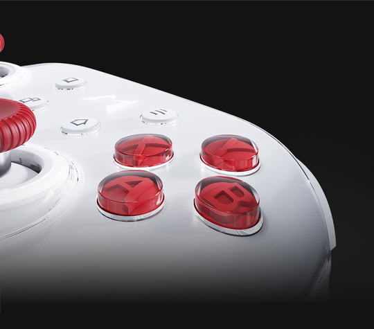 Mobapad Huben2 Wireless Controller with Capacitive Joysticks | Switch & PC | Drift-Free, Customisable Back Buttons