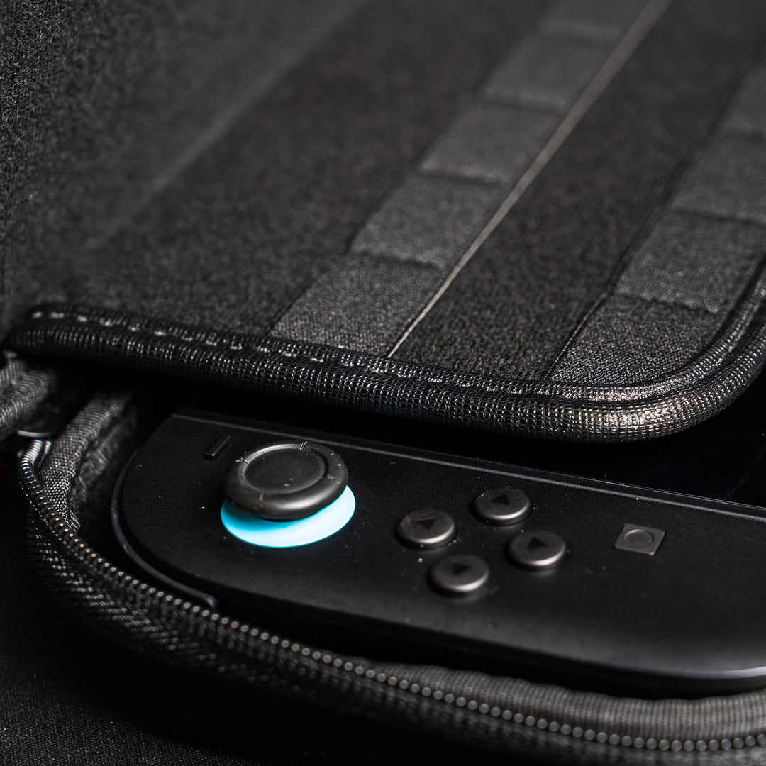 Mobapad P1 Ultra-Slim Carrying Case for Nintendo Switch 2 – Shockproof, Joystick Protection, YKK Zippers, 12 Game Card Slots