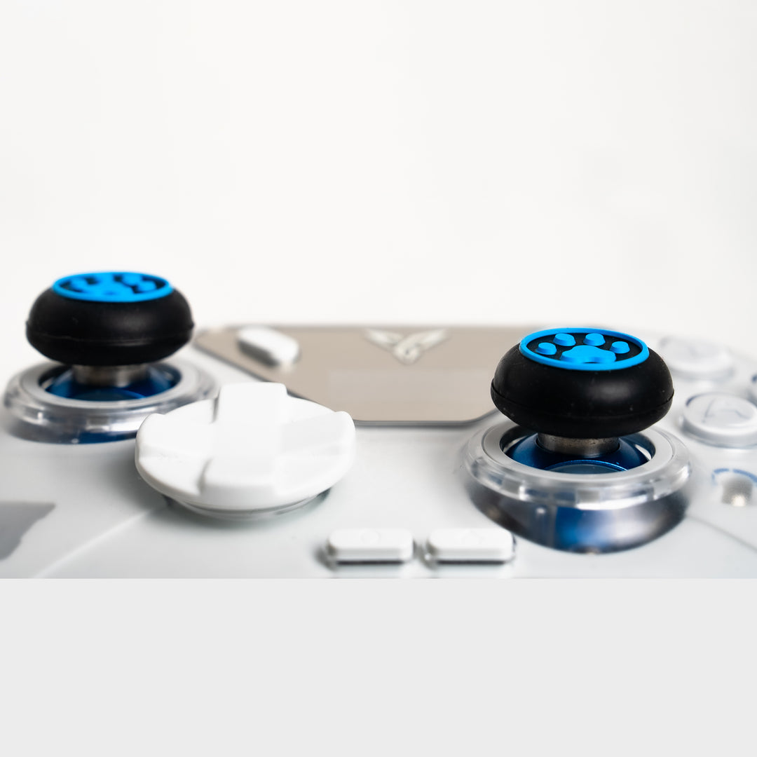 Techyin Cat Paw Joystick Thumb Grips (6-Pack) for Switch/OLED, PS5, PS4, Xbox One, Xbox Series X|S – Mixed Height Silicone Caps