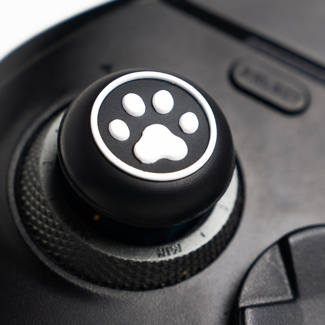 Techyin Cat Paw Joystick Thumb Grips (6-Pack) for Switch/OLED, PS5, PS4, Xbox One, Xbox Series X|S – Mixed Height Silicone Caps